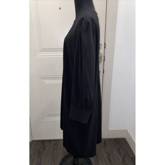 THE LIMITED CLASSIC BLACK L/S DRESS LINED SIZE 20W - Picture 4 of 6